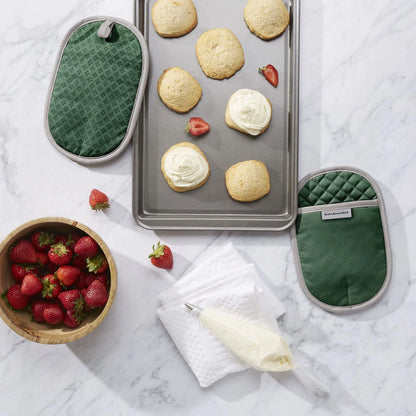 2X Pot Holder for KitchenAid Asteroid (6.5"x10", Dark Green)