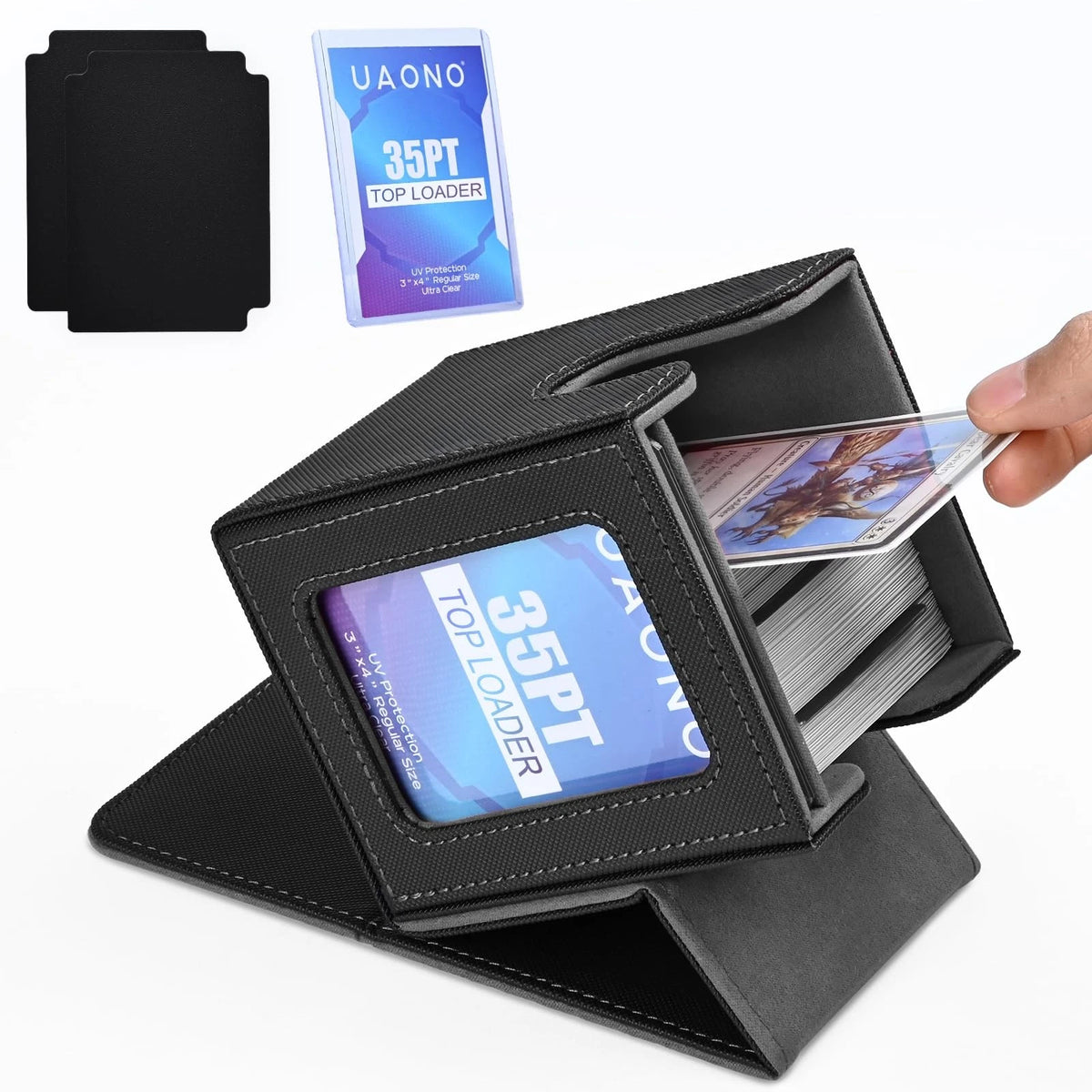 Card Deck Box for MTG Commander (Holds 100 Double-Sleeved Cards)