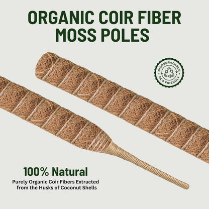 2 Pack 48 Inch Moss Pole for Monstera (Tall 2-Pack)