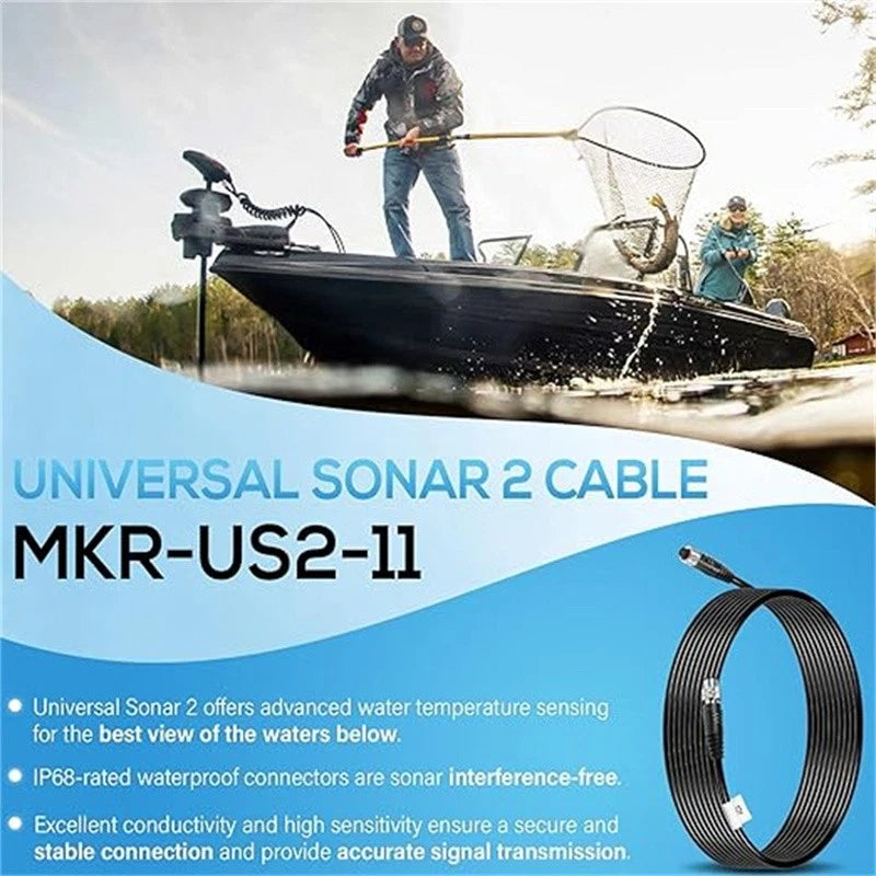 Waterproof Universal Sonar 2 Extension Cable for Minn Kota