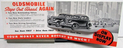 Pop Up Die Cut Mailer for 1938 Oldsmobile Six & Eight