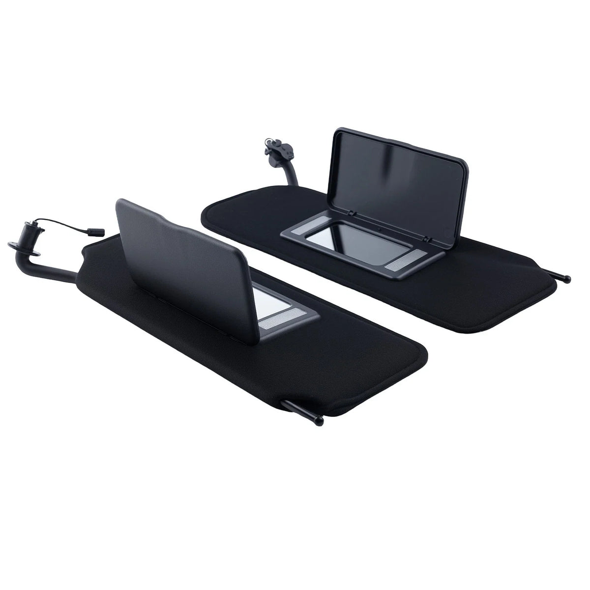 Sun Visor Set in Black for Chevrolet Corvette C5 (1997–2004) 10442033