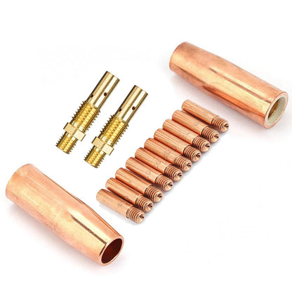 14 Mig Kit Replacement for Eastwood Mig135 Mig175 (Contact tips, Nozzle, Diffuser)