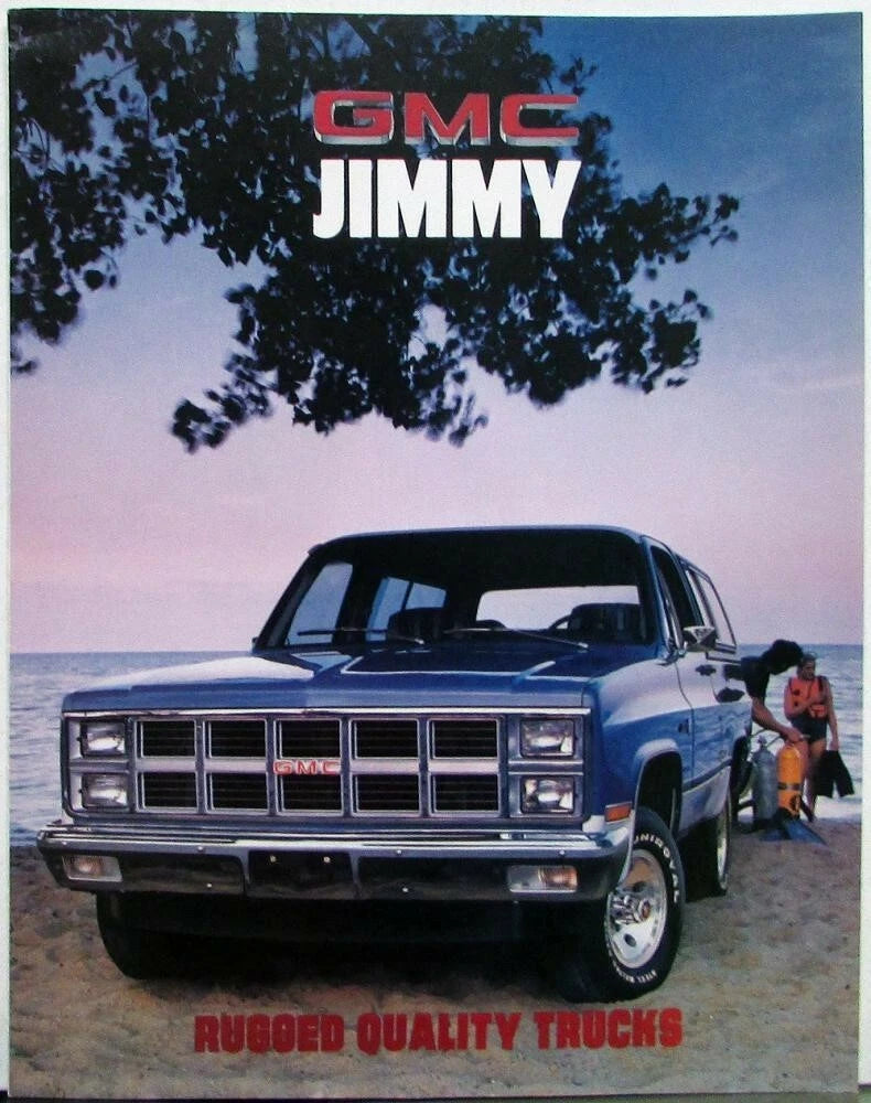 Sales Brochure Folder for GMC Jimmy & Sierra Pkg Truck C/K 1500 (1981)