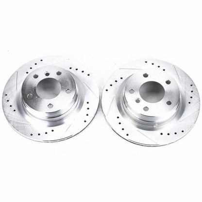 Pair of Power Stop Brake Rotors for BMW X1 (2013–2015) TLX-psbEBR858XPR-CL360A91