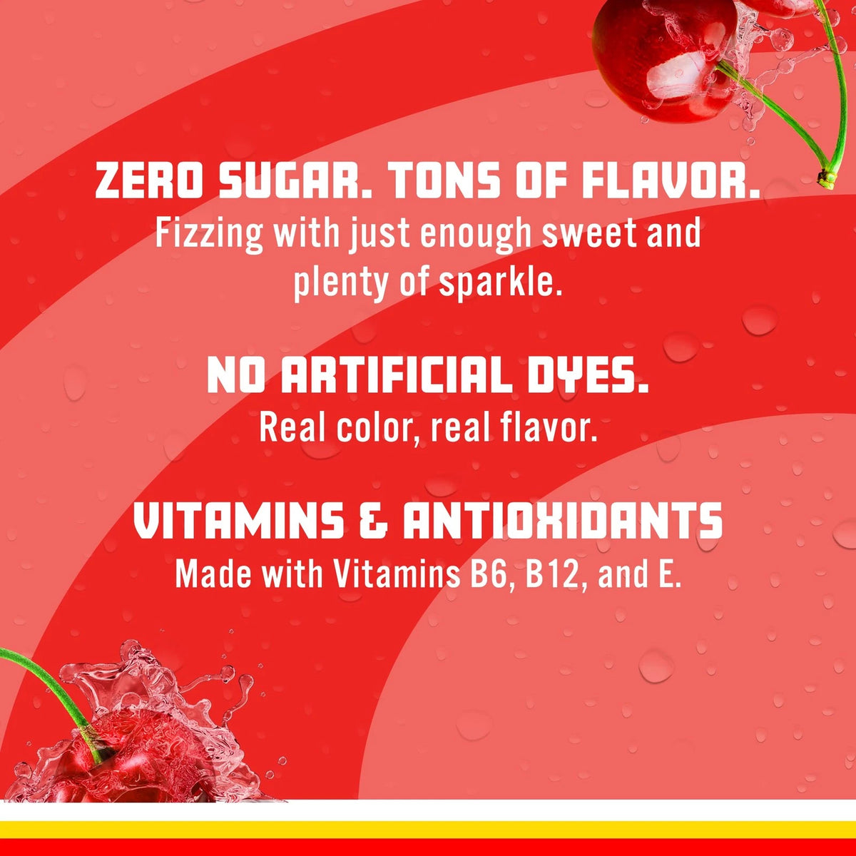 12 Pack Zero Sugar Wild Cherry Sparkling Water 17 Fl Oz