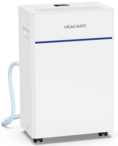 Dehumidifier for Home Garage (2000 SqFt, 28 Pints, 38dB, Auto Defrost)