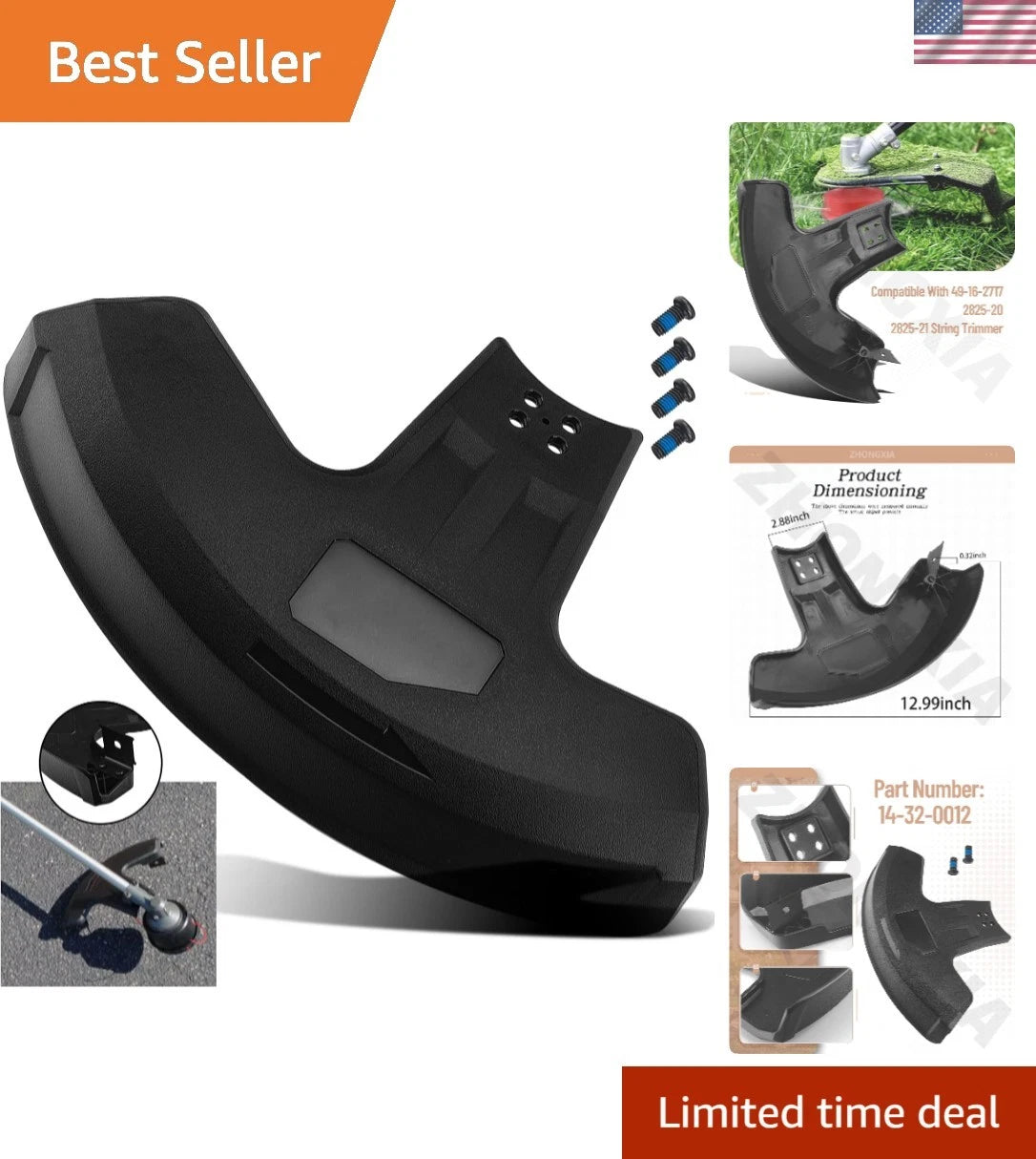 String Trimmer Guard Assembly for (2014–2022)