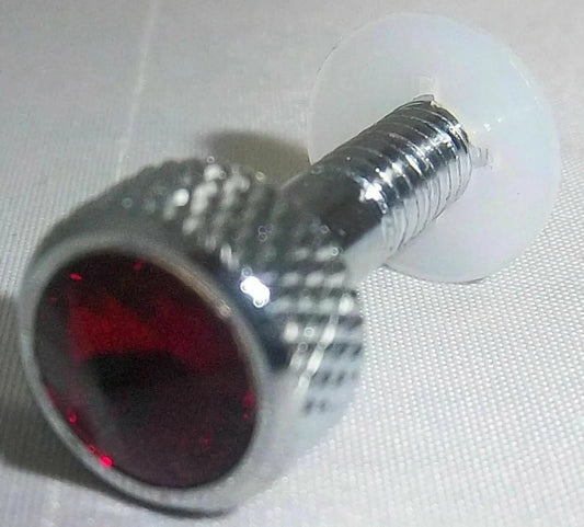 Set of 22 Dash Panel Screws for Peterbilt (67255) Red Jewel Chrome