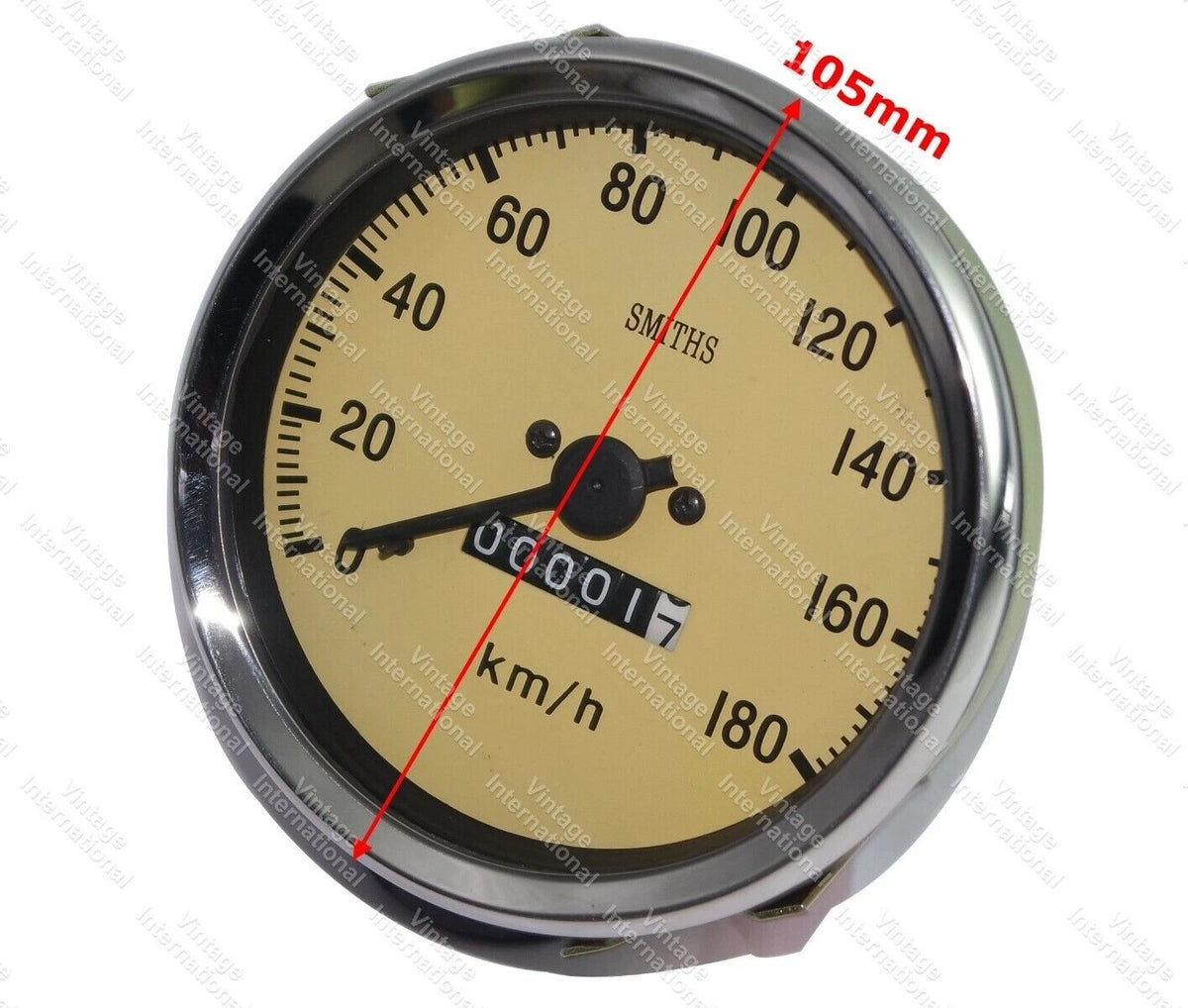 Smiths Replica Speedometer 180 Km/h for Classic Car
