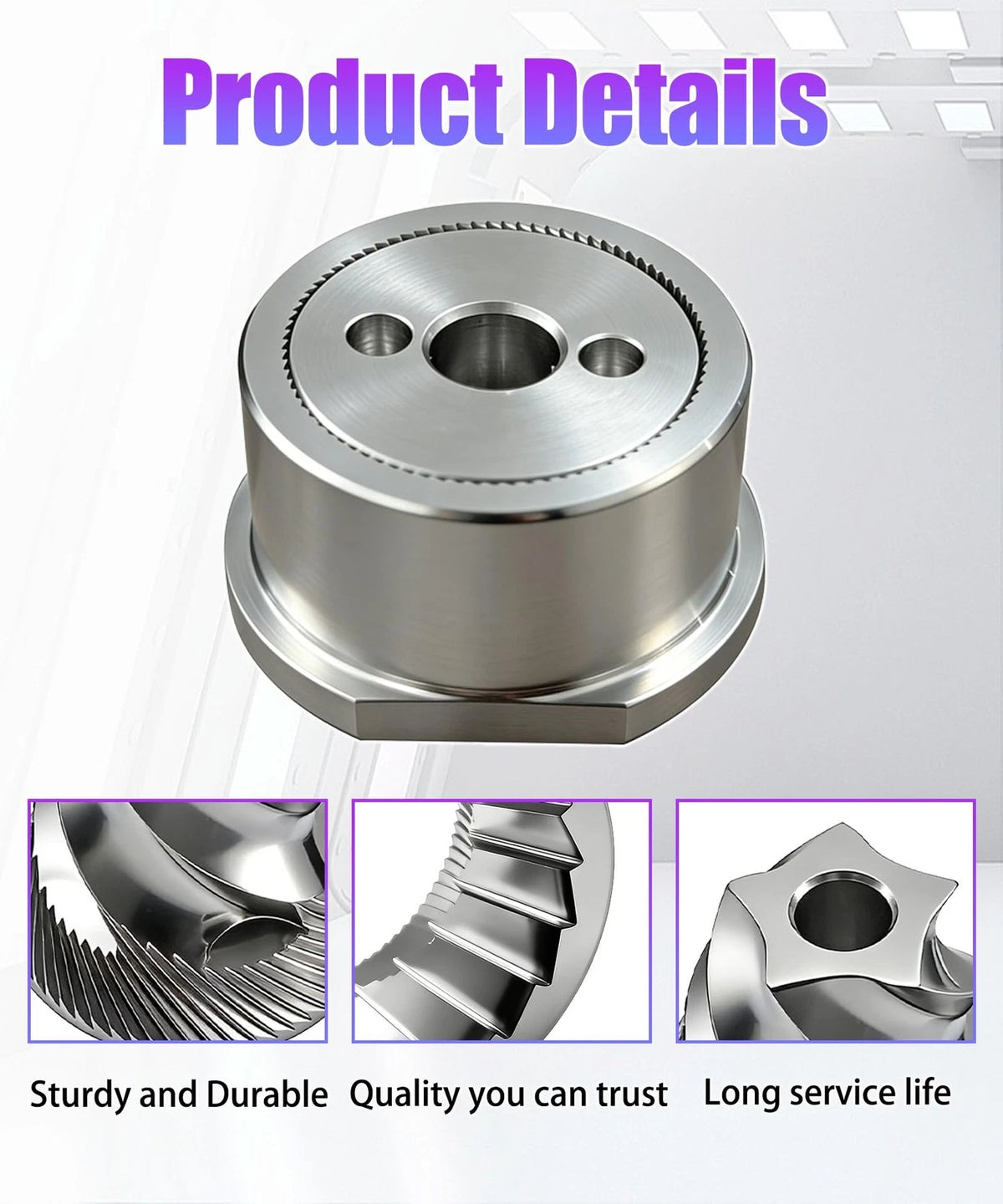 Grinder Conical Burr Replacement Set for Compatible Models