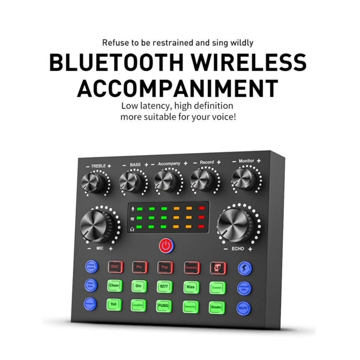 Multi-function V8S Sound Card for Live Broadcast Audio Equipment
