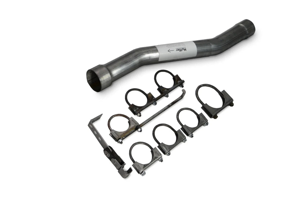 2.5" Side Exit Dual Exhaust with Rolled Tip for Nissan Titan 2004-2006