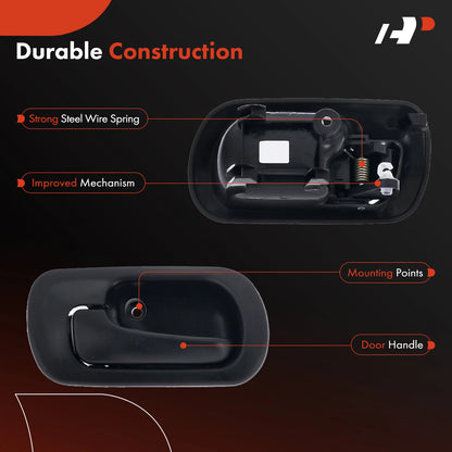Left Interior Door Handle for Honda Civic (1996–2000) 72160-S04-004ZB, 92649