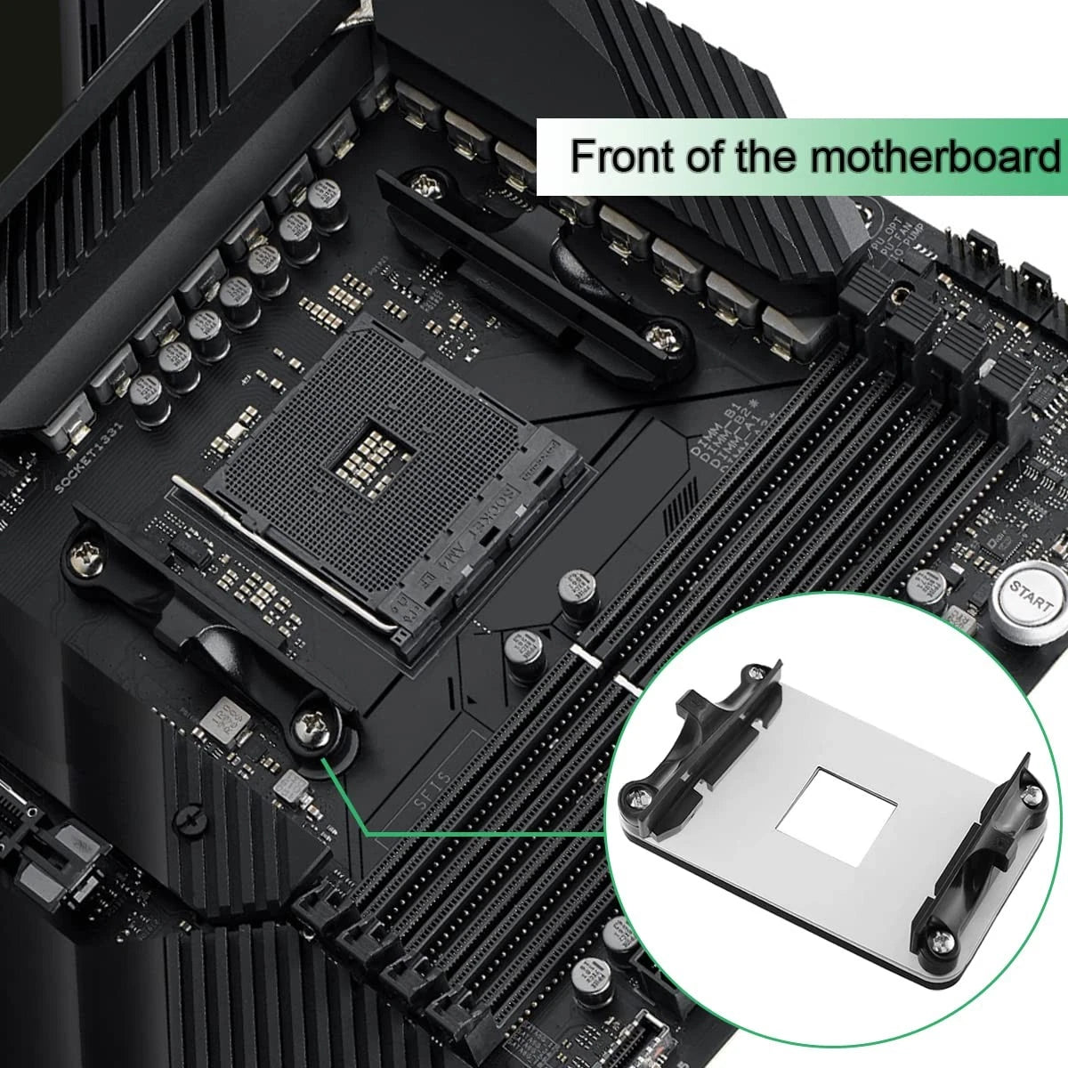 3X CPU Fan Bracket for AM4 Backplate