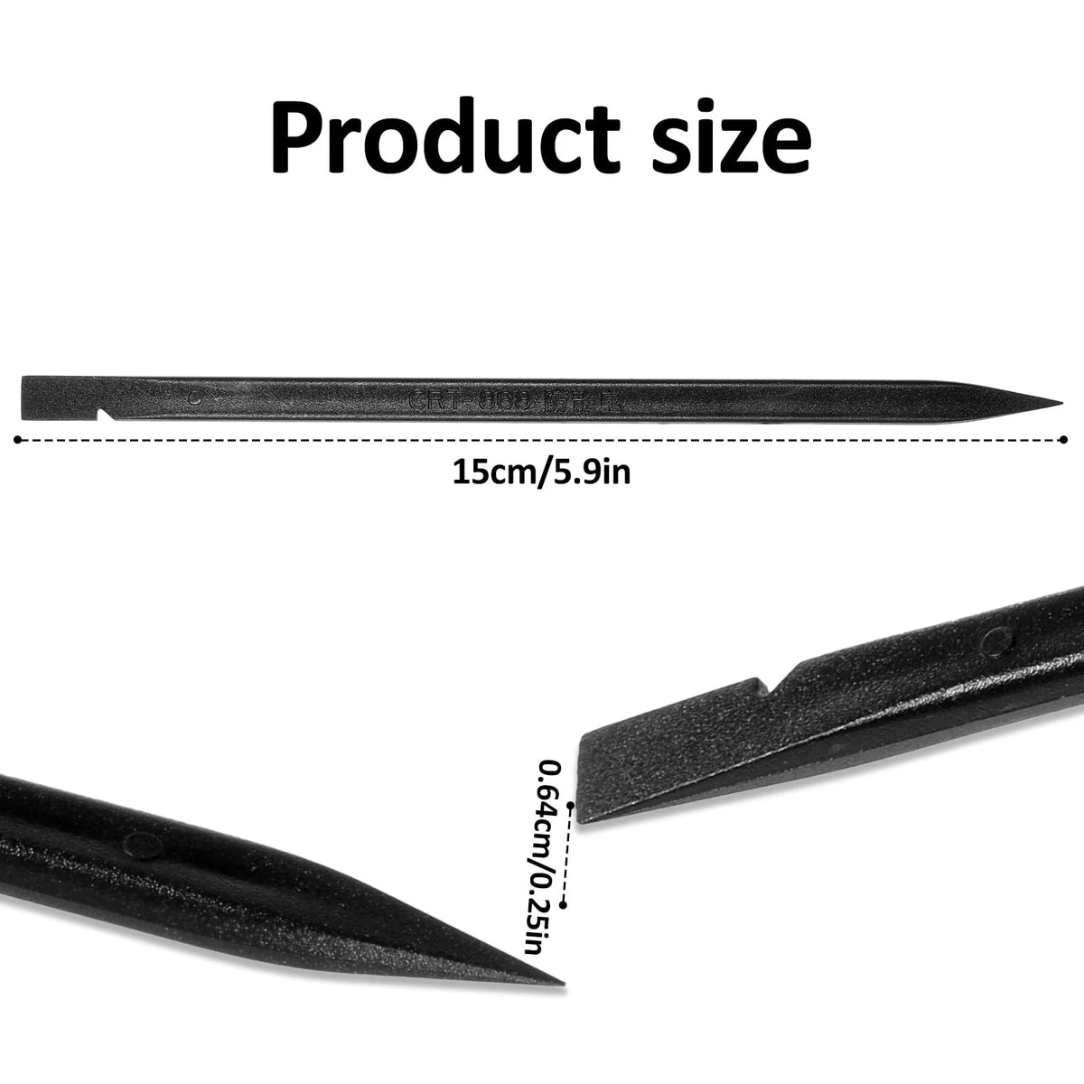 30 Pieces Black Plastic Pry Tool Set for Mobile Cell Repair