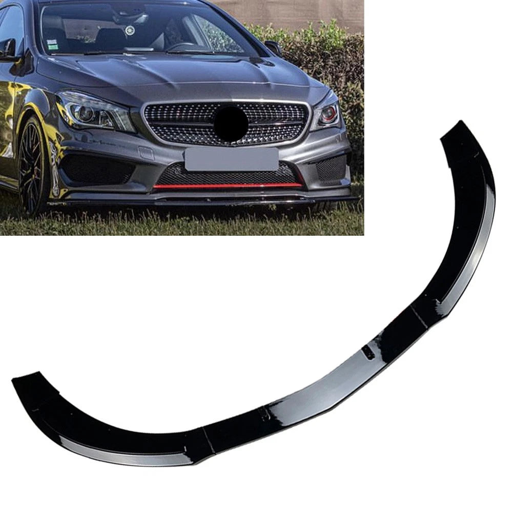 Bumper Splitter Lip Spoiler for Benz CLA Class CLA200 CLA45 (2013–2015)