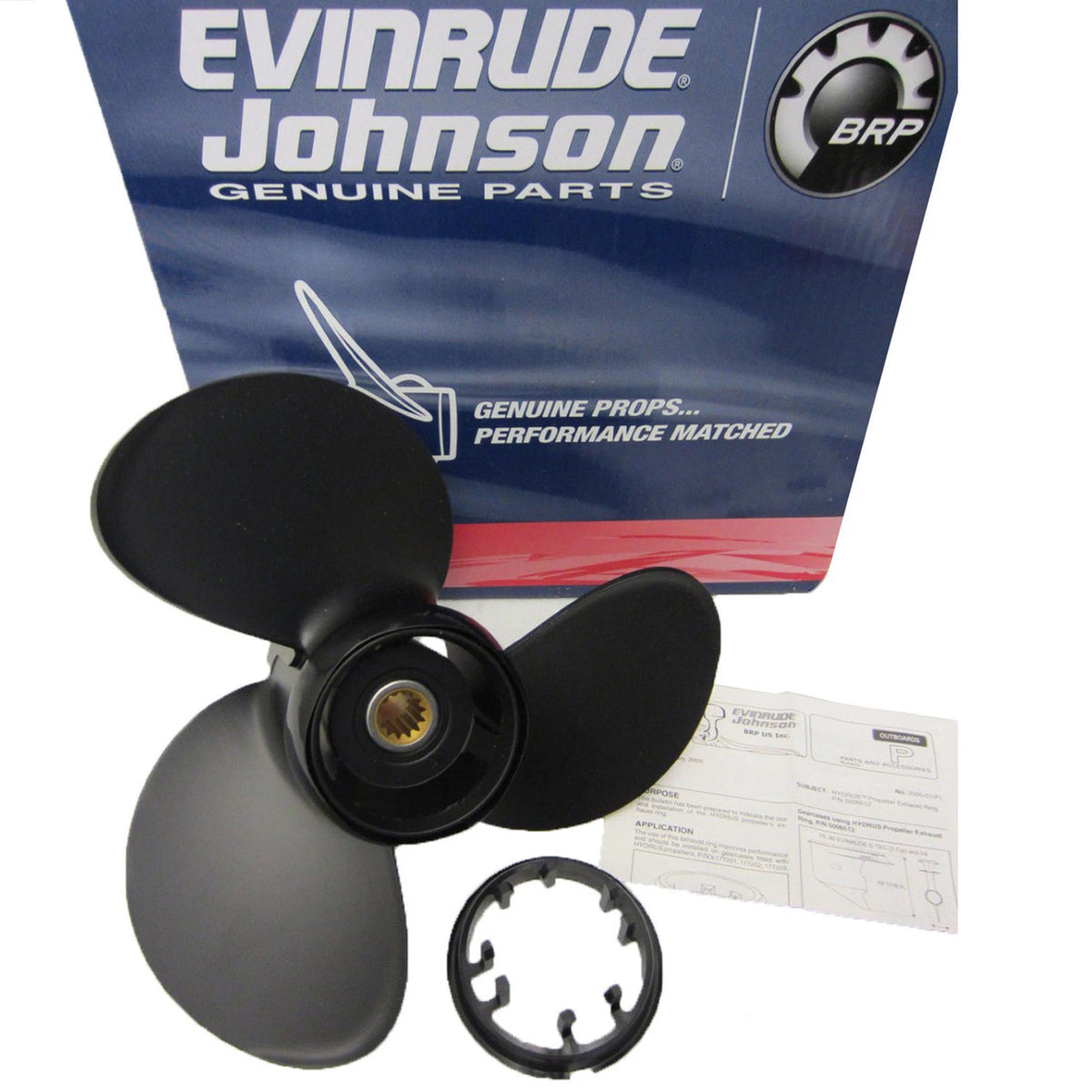 13.875x11 Propeller for Evinrude Johnson Pontoon (0177202)