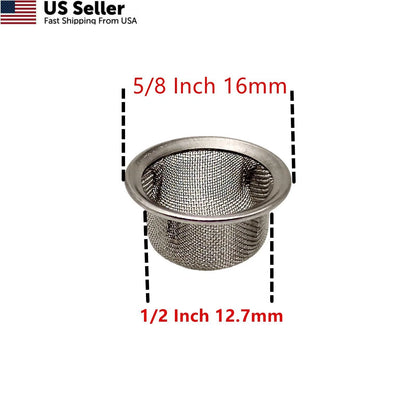 60pcs Pipe Screens for Various Applications (0.5 Inch)