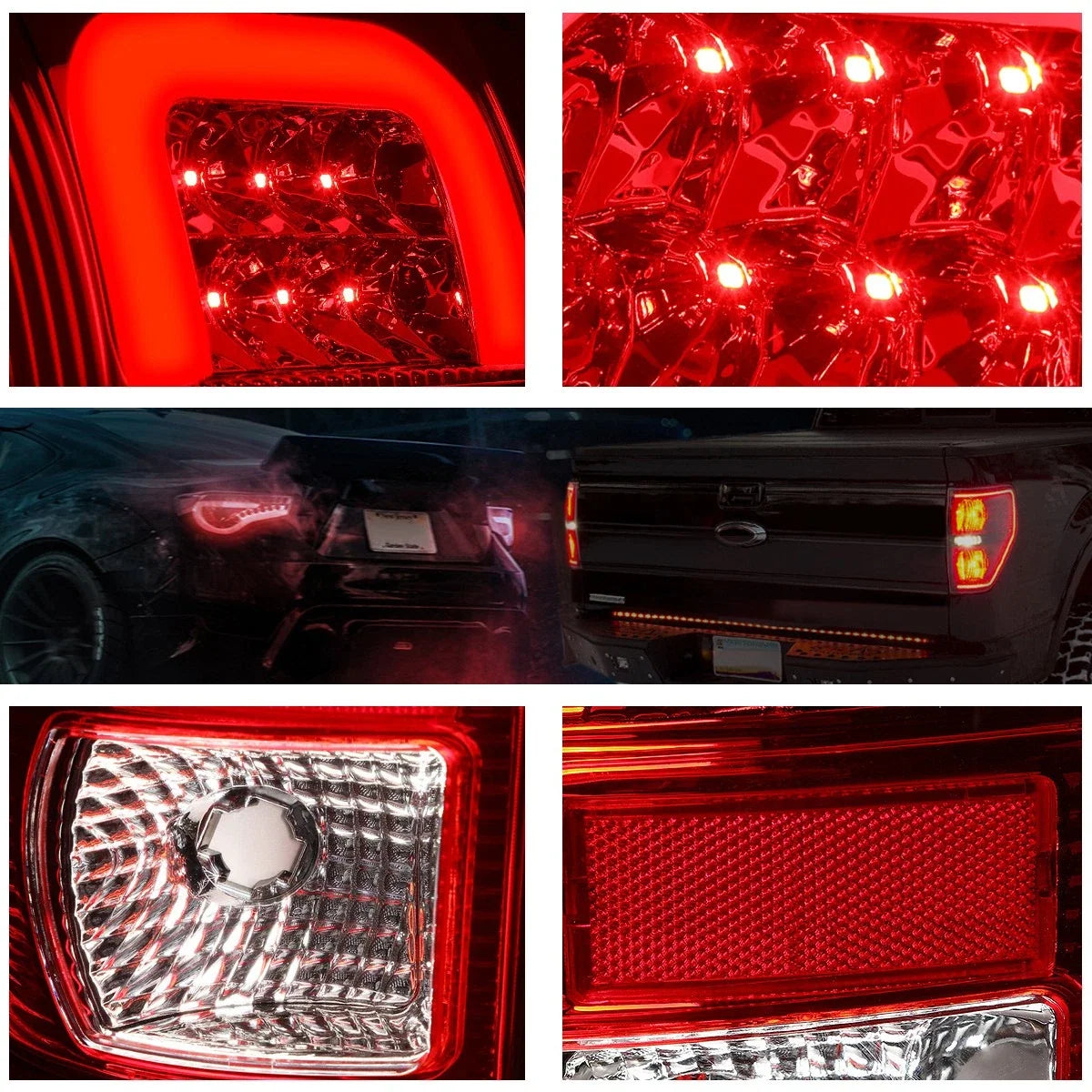 C-Bar Tail Light 3D LED for Ford Super Duty (2008–2016)