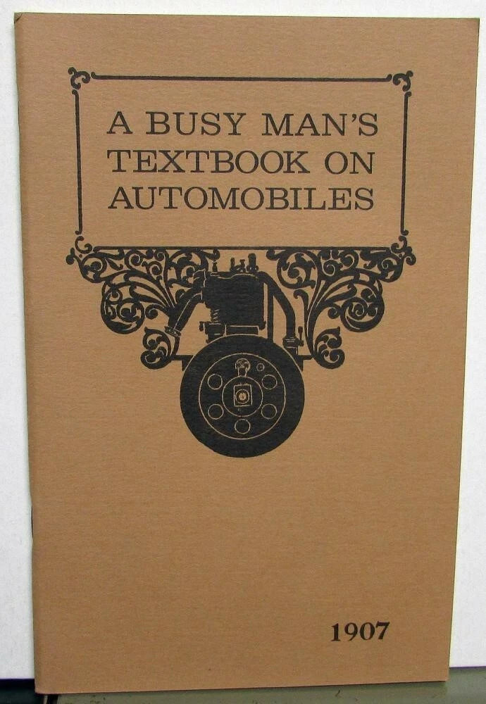 Technical Info Brochure for Oldsmobile New Models (1907)