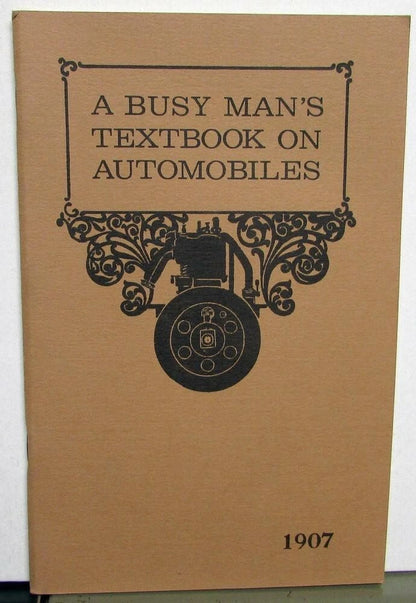 Technical Info Brochure for Oldsmobile New Models (1907)