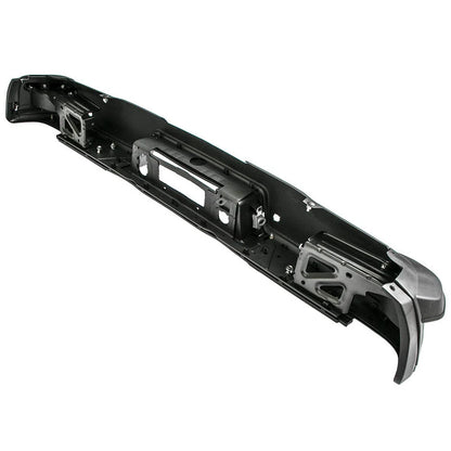 Rear Bumper Assembly with Sensor Hole & Bracket for Chevy Silverado 1500