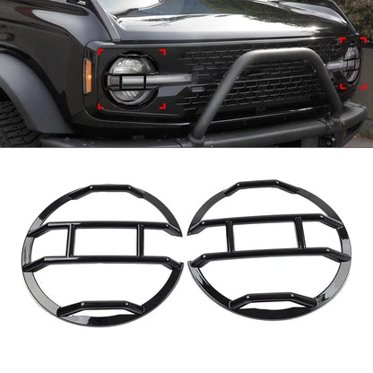 Pair Headlight Guards for Ford Bronco (2021–2024)