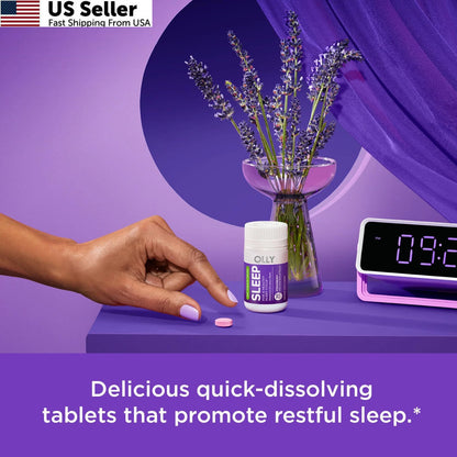 Olly Sleep Fast Dissolve 3mg Melatonin Strawberry 30ct