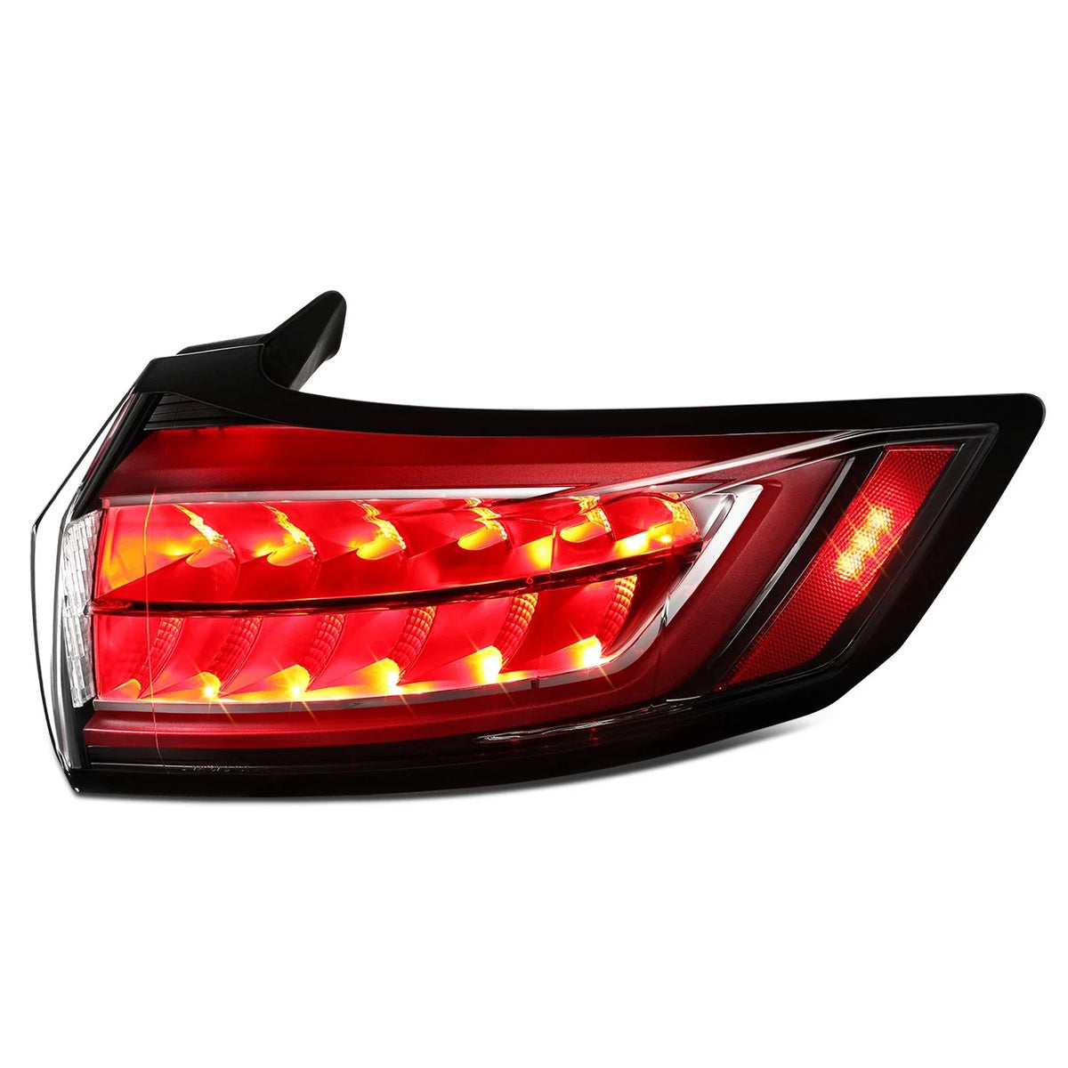 Right Side LED Chrome Outer Taillight Stop Brake Lamp for Ford Edge (2015–2018)