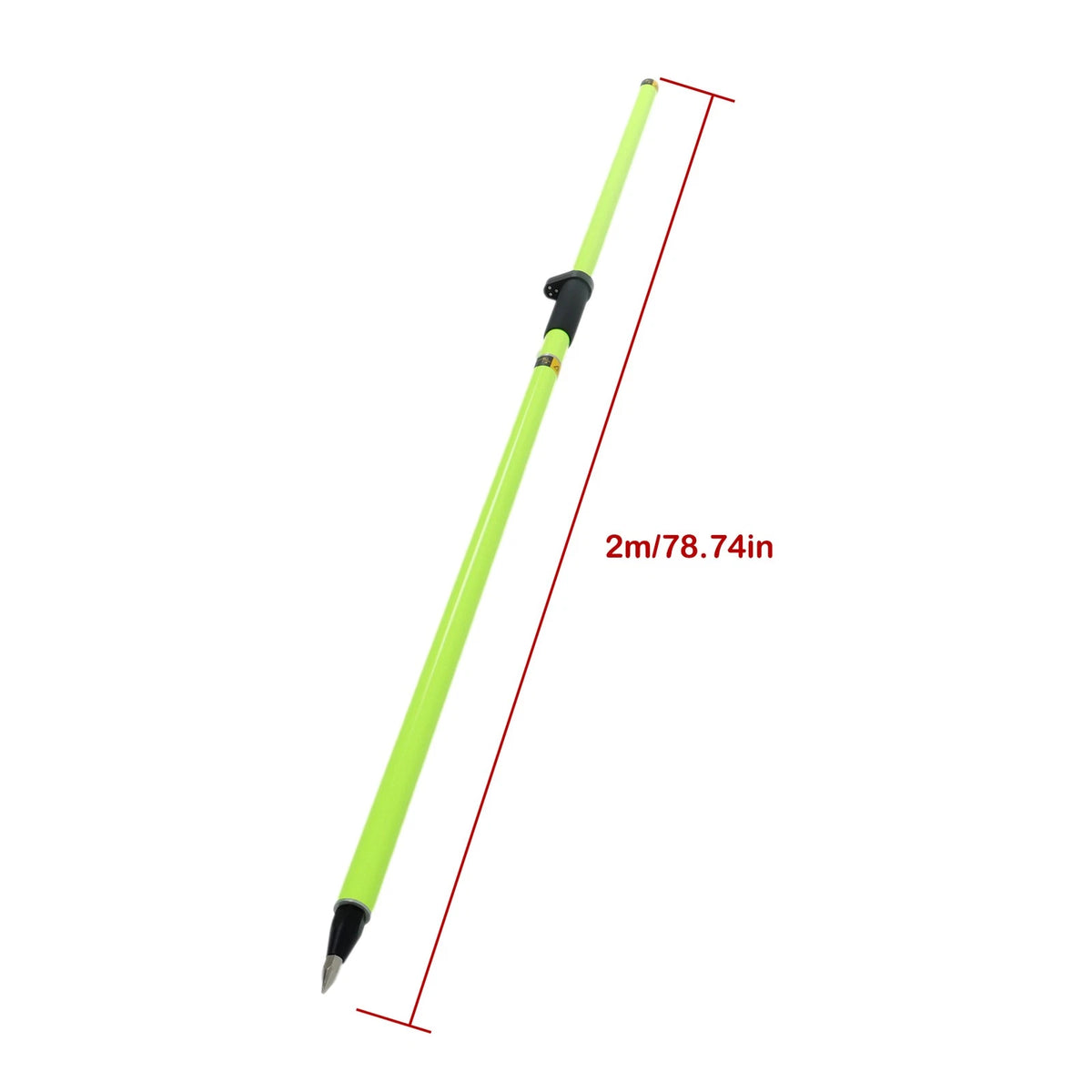 6.5FT Aluminum GPS Rover Rod for Land Surveying with Carrying Case