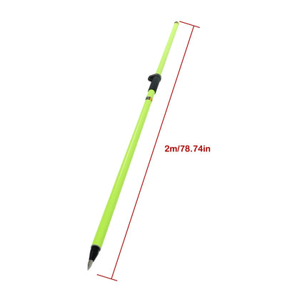 6.5FT Aluminum GPS Rover Rod for Land Surveying with Carrying Case