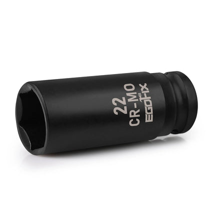 22mm Deep Impact Socket for 1/2" Drive (CR-MO)