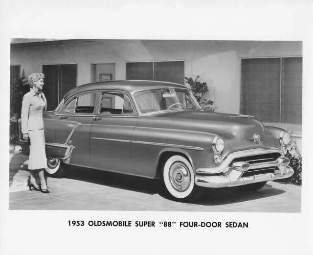 Press Photo for Oldsmobile Super 88 Four Door Sedan (1953)