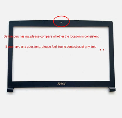 LCD Back Cover + Front Bezel for MSI GL72 GP72 (MS-1795 MS-1796 MS-1799 MS-179B)