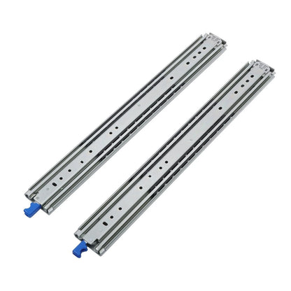 1 Pair Locking Drawer Slides for Universal Use (24 Inch, 500 lbs Capacity)