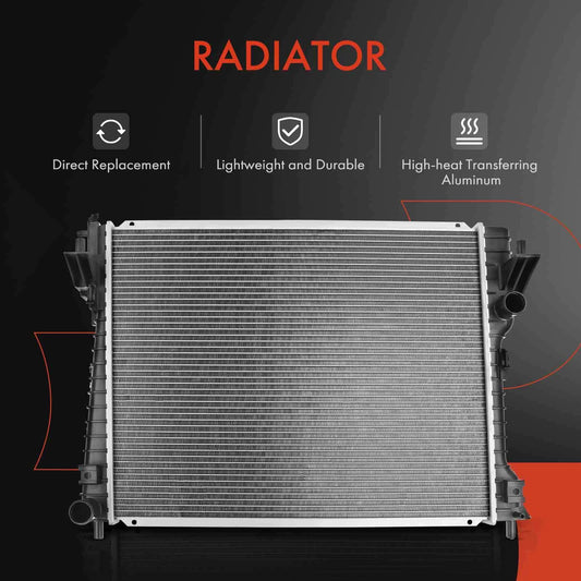 Radiator & A/C Condenser & Cooling Fan Kit for Ford Mustang (2011–2014) - BR3Z8005A, FO3010294, AR3Z19712A, BR3Z19712A, DR3Z19712A