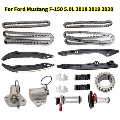 Engine Timing Chain Kit for Ford Mustang F-150 5.0 (2018–2020) BR3Z6K254A, BR3Z6268A, 3Z6L266B