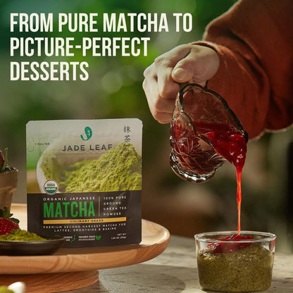 Matcha Organic Culinary Grade Powder for Jade Leaf (1.06 oz)