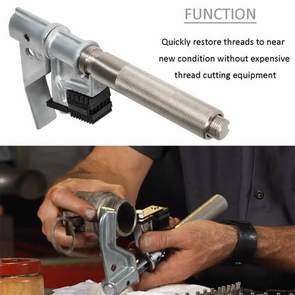 2X Universal Outside Thread Chaser with 6 Dies for 1-1/4” to 5” O.D.