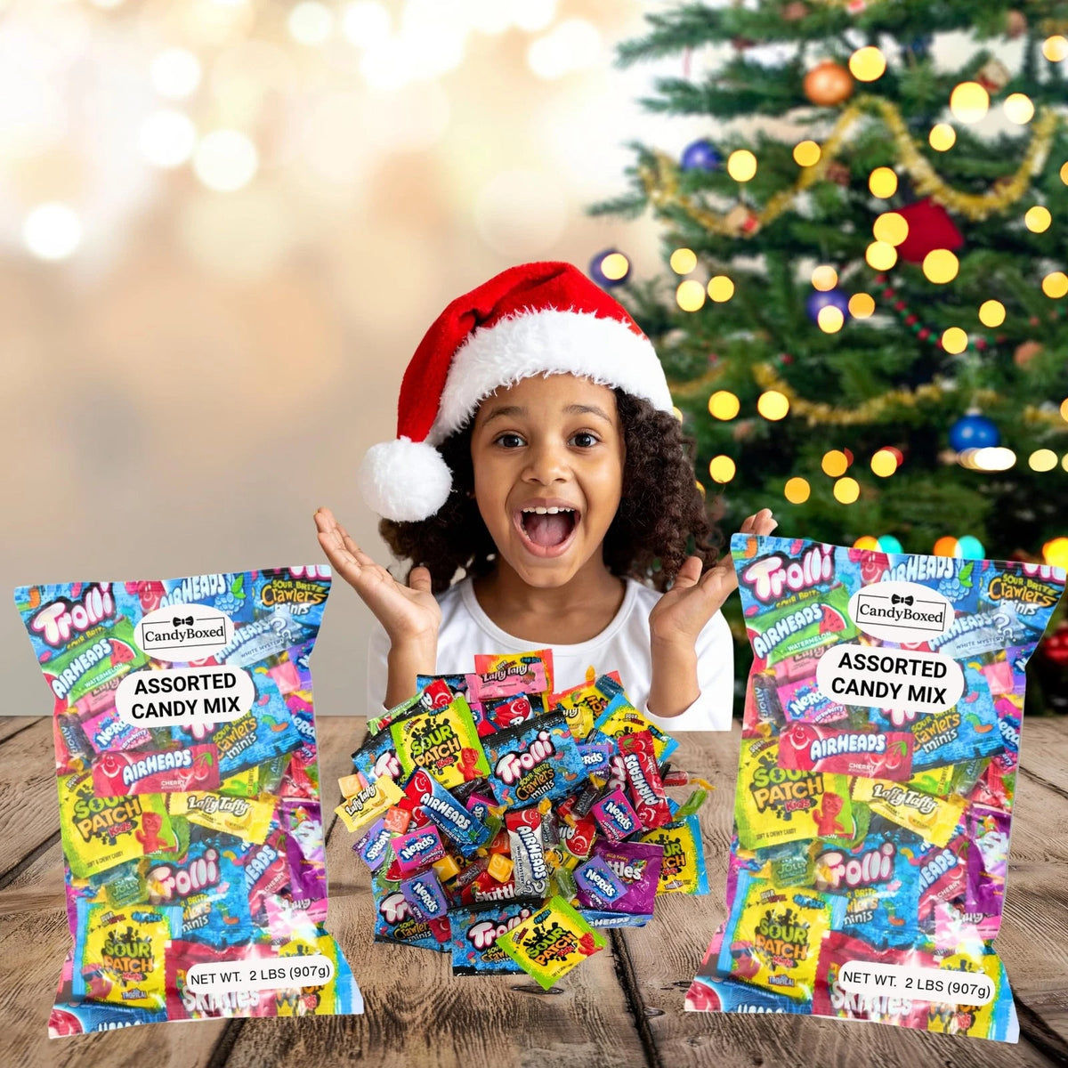 4 LB Assorted Candy Mix - Individually Wrapped Fruit Variety Pack