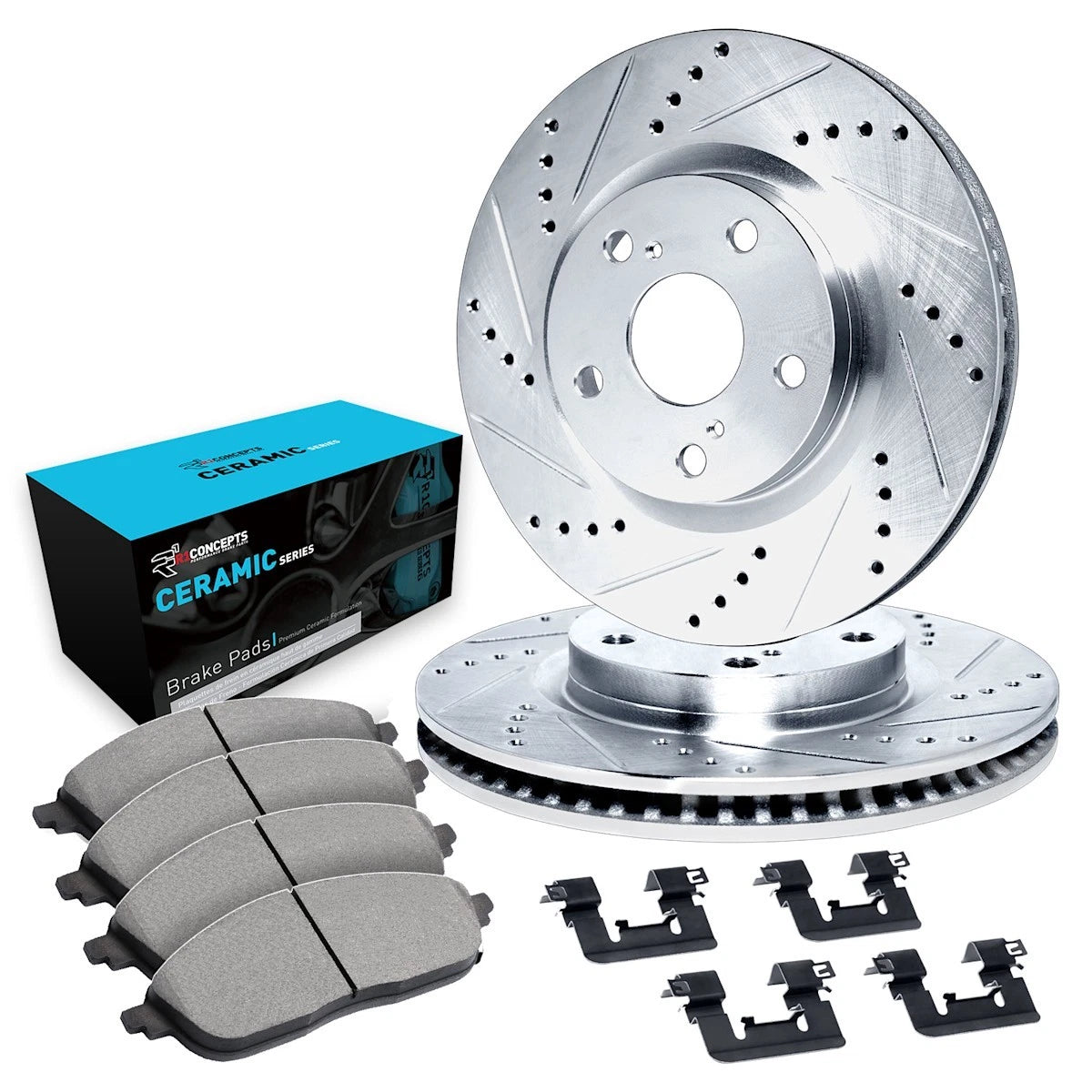 2X Brake Disc and Pad Kit for Jeep Grand Cherokee (1999–2002) WGWH1-42019