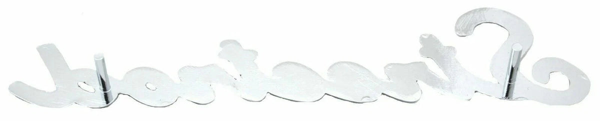 Cutout "Street Rod" Script Chrome Die Cast Stud Mount for (A6202)
