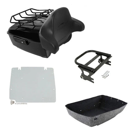 Backrest Mount Rack Plate for Harley Touring (1997–2008) Trunk